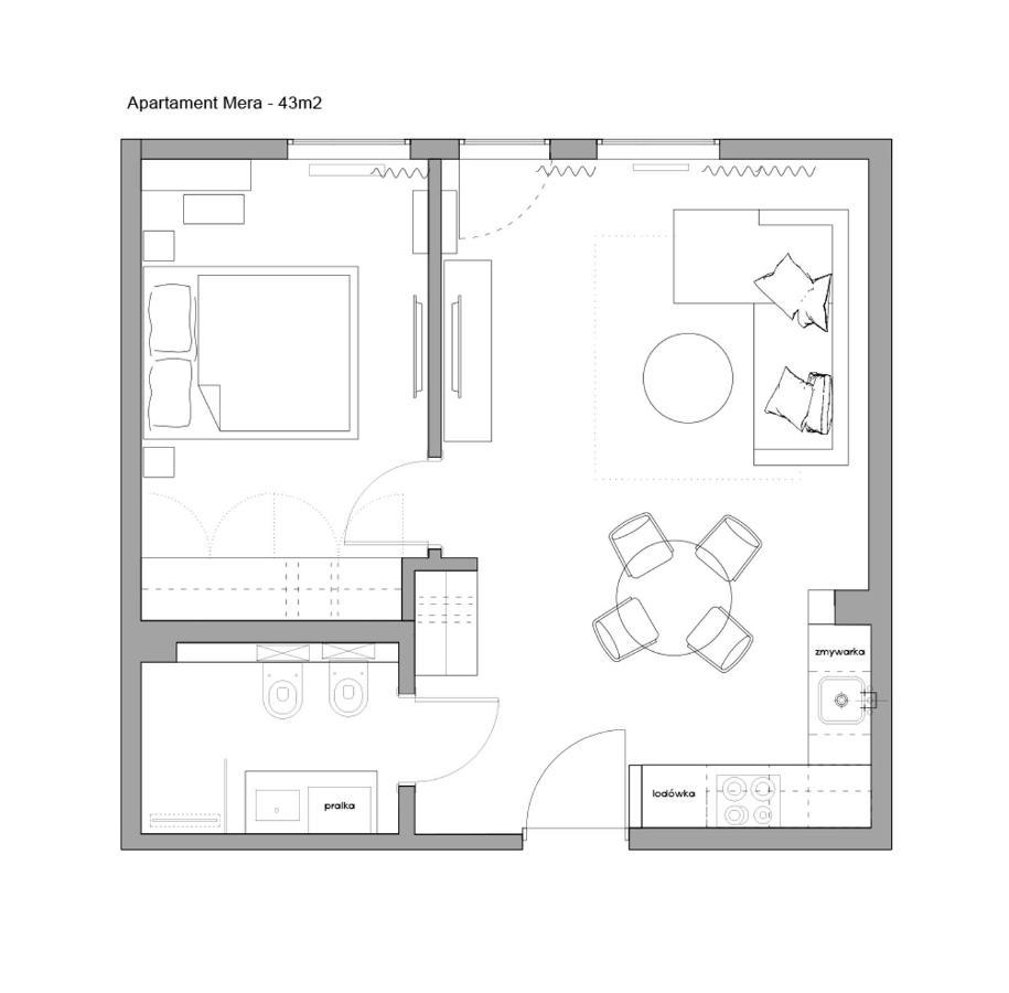 Sanhaus Apartments - Apartament Mera Z Parkingiem I Klimatyzacja Sopot Dış mekan fotoğraf